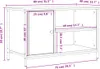vidaXL TV-kast Sonoma-eikenhout, 80x40x50 cm, Productafbeelding-voorbeeld 7