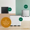 CASABEL Drievoudige keukenprullenbak 3x20l, roestvrij staal Productafbeelding-voorbeeld 9
