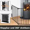 TRMLBE Kaminschutzgitter Schwarz 300cm,5‑teilig Produktbild-Vorschau 6