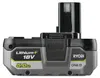 RYOBI – 18 Volt ONE+ 5,0 Ah Lithium-Ionen-Akku – kompatibel Produktbild-Vorschau 3