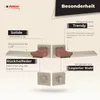 DOMINO Türgriff Drückergarnitur WC - Badezimmer Set | Produktbild-Vorschau 7