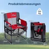 COSTWAY 1 campingstoel, opvouwbaar, inklapbaar tot 150 kg, Productafbeelding-voorbeeld 3
