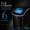 Eiswürfelmaschine Eiswürfelbereiter Schwarz 1,3 Liter mit Produktbild-Vorschau 9