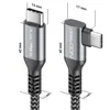 deleyCON 3,0m 100W 10 Gbps USB-C Kabel Winkel 90 Grad (USB Produktbild-Vorschau 2