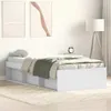 vidaXL Cadre de lit blanc 100x200 cm Voir les images du produit 2