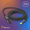 Cavo di rete 3M 2W1 USB-C USB-A a cavo LAN RJ45 1 Gbps Anteprima dell’immagine prodotto 9