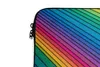 MuchoWow® Laptop Hülle 14 ZollRegenbogenfarbenes Papier Produktbild-Vorschau 3