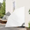 vidaXL Balkon Sichtschutz 140 x 140 cm Polyester Weiß Produktbild-Vorschau 3