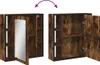 Mobile specchio bagno rovere fumé 60x16x60 cm materiale Anteprima dell’immagine prodotto 9