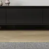 TV-Lowboard ausziehbar 166-270cm Schwarz, Fernsehschrank Produktbild-Vorschau 8