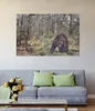 Wallario Poster - Gefährlicher Grizzlybär im Wald, Produktbild-Vorschau 2