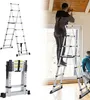 Izrielar Aluminium Teleskopleiter 2,3M Silber, Leiter Produktbild-Vorschau 8