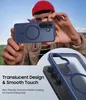 A person holding a phone case with a phone inside, with a close-up of the case in the foreground. Anteprima dell’immagine prodotto