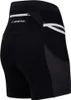 Schwarze Tight Shorts für Damen von La Sportiva; mit reflektierenden Details und elastischem Material. Produktbild-Vorschau