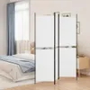 vidaXL 3-tlg. Paravent Weiß 150x180 cm Stoff Produktbild-Vorschau 2
