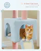 PAWZ Road Kratzbaum Blumen Katzenkratzbaum Sisal Katzenbaum Produktbild-Vorschau 6