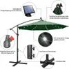 Ombrellone Izrielar 3 m verde con luce LED, ombrellone da Anteprima dell’immagine prodotto 3