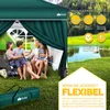 altana tillvex 3x3m zielona - z 4 wodoodpornymi panelami Podgląd zdjęcia produktu 7