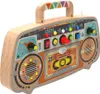 Tableau d'activités Montessori Radio FM en bois Voir les images du produit 4