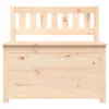 vidaXL Sitzbank 80x41x77 cm Massivholz Kiefer Produktbild-Vorschau 5