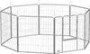 PawHut Welpenauslauf 80 cm Hoch, 8-TLG Hundelaufstall Produktbild-Vorschau 1