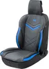WALSER Sitzauflage Auto Rey, Sitzschoner Auto schwarz/blau, Produktbild-Vorschau 1