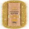 Creative Deco Glitter 200g Goud, Ultrafijne 0,2mm, Productafbeelding-voorbeeld 1