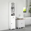 HOMCOM Hochschrank Überbauschrank Badregal Badschrank Produktbild-Vorschau 2