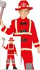 Feuerwehr Karneval Kostüm Set Mit Jacke Hose Hut Für Kinder Produktbild-Vorschau 10