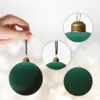 Set van 9 kerstbaldecoraties, groen, met sneeuwvlokken, Productafbeelding-voorbeeld 3