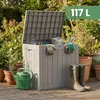 Baule da giardino impermeabile 117L contenitore esterno Anteprima dell’immagine prodotto 7