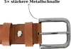 Gürtel Herren 4 cm breit aus Echtleder – Ledergürtel für Produktbild-Vorschau 6