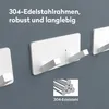 doporro Garderobenhaken Edelstahl, Kleiderhaken Wand mit 2 Produktbild-Vorschau 3