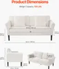 SucceBuy Canapé Loveseat deux places (176 cm), petit canapé Voir les images du produit 3