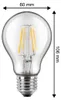 BLULAXA LED-Filament-Lampe, A60, EEK: E, E27, 7 W, 810 lm, Produktbild-Vorschau 3