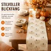 Herbst Tischläufer mit Kürbis Motiv, 33x183 cm Tischdeko Produktbild-Vorschau 8