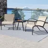 COSTWAY 3-tlg. Gartenmöbel Set, Balkonset mit 2 Stühlen und Produktbild-Vorschau 8