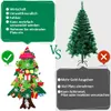 Peviasot Filz Weihnachtsbaum DIY für Kinder Dekoration Set Produktbild-Vorschau 5