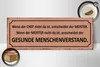 Holzschild Spruch 27x10cm wenn der Chef nicht da Meister Produktbild-Vorschau 3