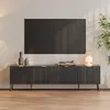 A modern living room setting with a TV stand and a television. Podgląd zdjęcia produktu