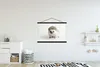 MuchoWow® Textilposter Kleiner Igel für weißen Hintergrund Produktbild-Vorschau 2