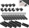 Halterung Montageset Solar Befestigung Dach Schiene PV Produktbild-Vorschau 1