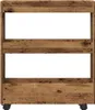 A narrow storage cart with three shelves, presented against a white background. Podgląd zdjęcia produktu