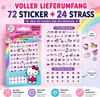 Hello Kitty Nagelsticker Set – 72 Sticker + 24 Steinchen – Produktbild-Vorschau 3
