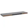 vidaXL Schwebende Wandregale 2 Stk. Grau 90x23,5x3,8cm MDF Produktbild-Vorschau 15