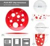 Pula rosso Set da colazione 18 pezzi Piatto in porcellana Anteprima dell’immagine prodotto 6
