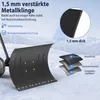 ROSEJANE Schneeschieber mit Rädern, Metall-Schneeschaufel Produktbild-Vorschau 8