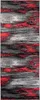 Tapiso Läufer MAYA Modern Grau Rot Schwarz Wohnzimmer  80 x Produktbild-Vorschau 2