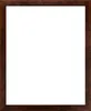 A dark brown picture frame with a white background. Produktbild-Vorschau