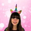 LED Einhorn Haarreif "LITTLE UNICORN" buntes Einhorn - bunt Produktbild-Vorschau 4